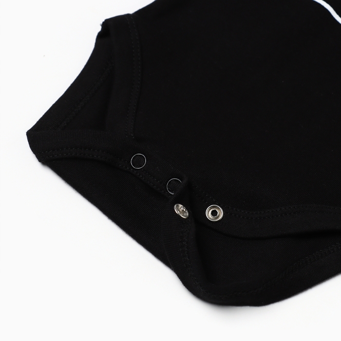 Боди Крошка Я Боди Крошка Я "Sport Family", чёрный, р.22, рост 62-68