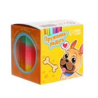 Пружинка - радуга &laquo;Смайлики&raquo;, форма звезда, d=5 см