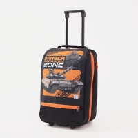 Чемодан детский 32 л (S), отдел на молнии, цвет оранжевый/чёрный Чемодан детский 32 л (S), отдел на молнии, цвет оранжевый/чёрный