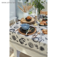 Скатерть Этель Healthy life 110х147 см, 100% хлопок, репс 210 г/м2 Скатерть Этель Healthy life 110х147 см, 100% хлопок, репс 210 г/м2