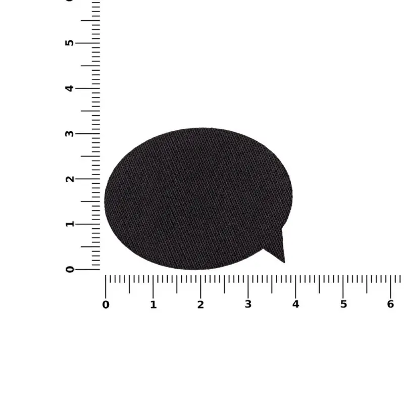 Наклейка тканевая Lunga Bubble, M, черная Наклейка тканевая Lunga Bubble, M, черная