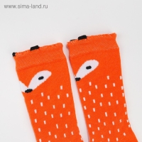 Гольфы Крошка Я &laquo;Лиса&raquo; 8-10 см, цвет кирпичный