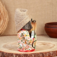 Оберег "Домовой с купюрой", 15-16 см