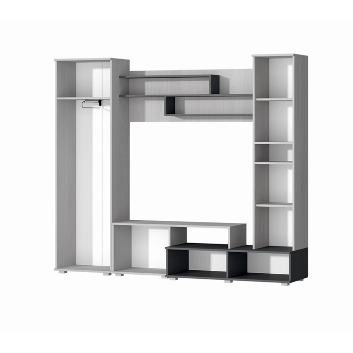 Гостиная Юна, 2200х480х1870, Анкор светлый/Графит