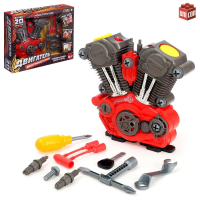 Конструктор &laquo;Двигатель внутреннего сгорания&raquo;, световые и звуковые эффекты, 31 деталь