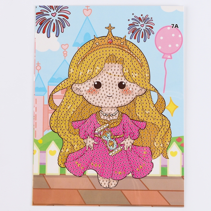 Алмазная вышивка &laquo;Манами&raquo;, 13,7 &times; 18,3 см, картон, с частичным заполнением