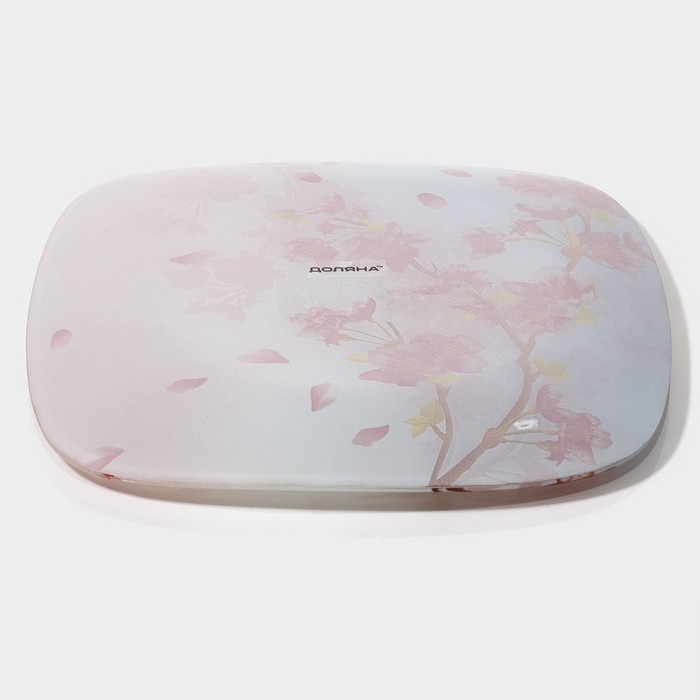 Тарелка стеклянная Доляна &laquo;Сакура&raquo;, 20&times;20 см