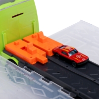 Автовоз-трек «Диногонки», 12 металлических машин, световые и звуковые эффекты Автовоз-трек «Диногонки», 12 металлических машин, световые и звуковые эффекты