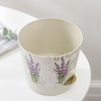 Горшок для цветов с прикорневым поливом &laquo;Ника Деко. Лаванда&raquo;, 1,6 л