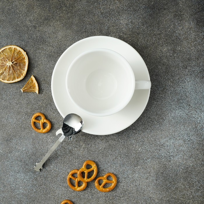 Ложка десертная из нержавеющей стали Magistro «Гитара», длина 12 см, цвет серебряный Ложка десертная из нержавеющей стали Magistro «Гитара», длина 12 см, цвет серебряный