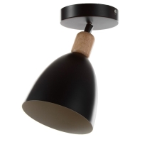 Спот "Дан" Е27 40Вт черный 14х14х24 см Спот "Дан" Е27 40Вт черный 14х14х24 см