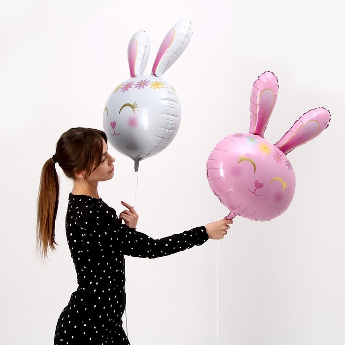 Шар фольгированный 32 Шар фольгированный 32" «Розовый кролик»