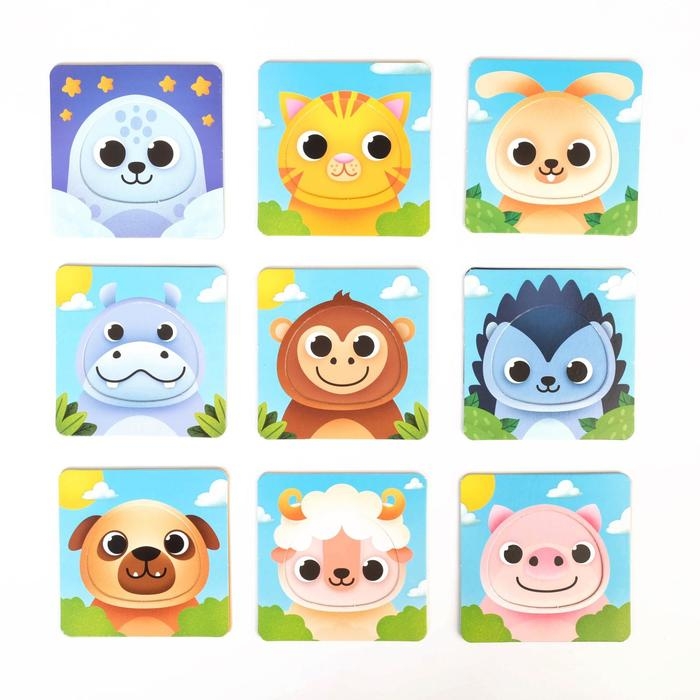 Развивающий набор &laquo;Где чья мордочка?&raquo;, 3+