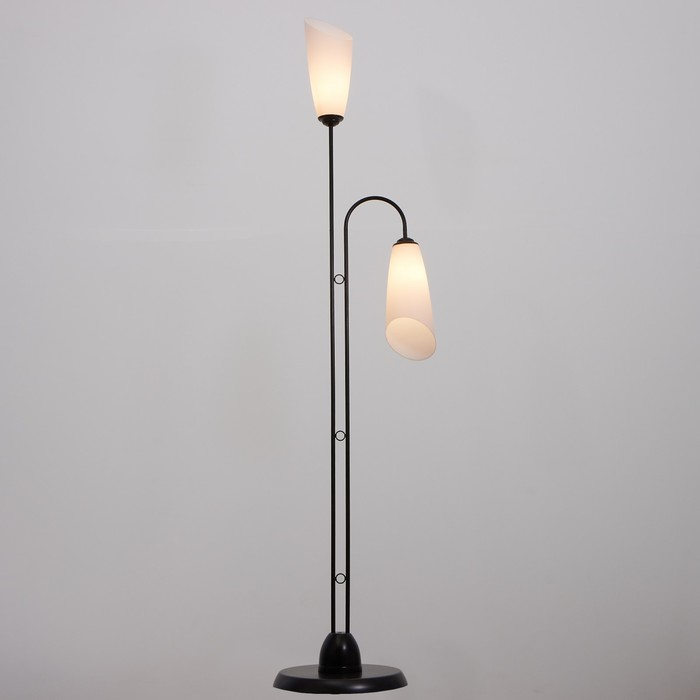 Торшер Торшер "Симпл" 2x15Вт E27 черный 37х28х154см