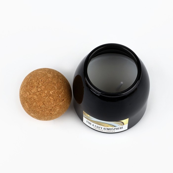 Свеча ароматическая в стекле &laquo;For a cozy atmosphere&raquo;: спелая дыня, 9 х 6,5 см.