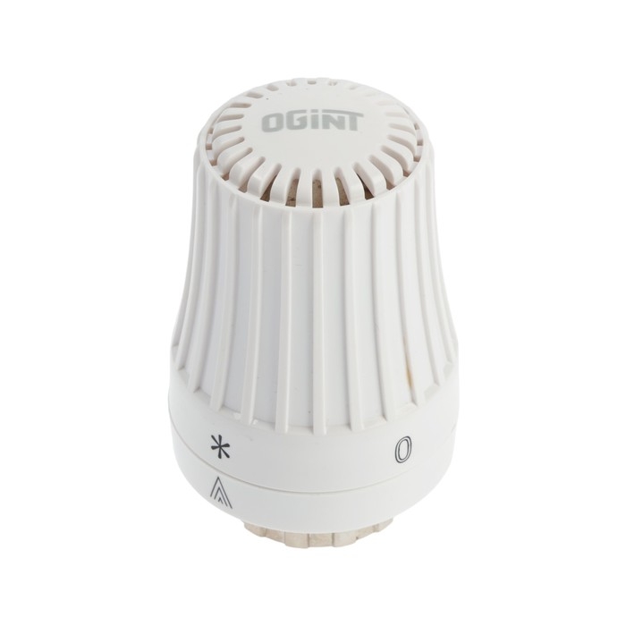 Комплект термостатический Ogint , для радиатора, 2в1, прямой, 1/2 Комплект термостатический Ogint , для радиатора, 2в1, прямой, 1/2", PN10, М30х1.5, 6-28°С