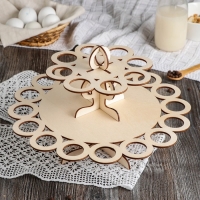 Подставка для яиц пасхальная, 2-х ярусная, 24 ячейки, 30&times;30&times;20 см