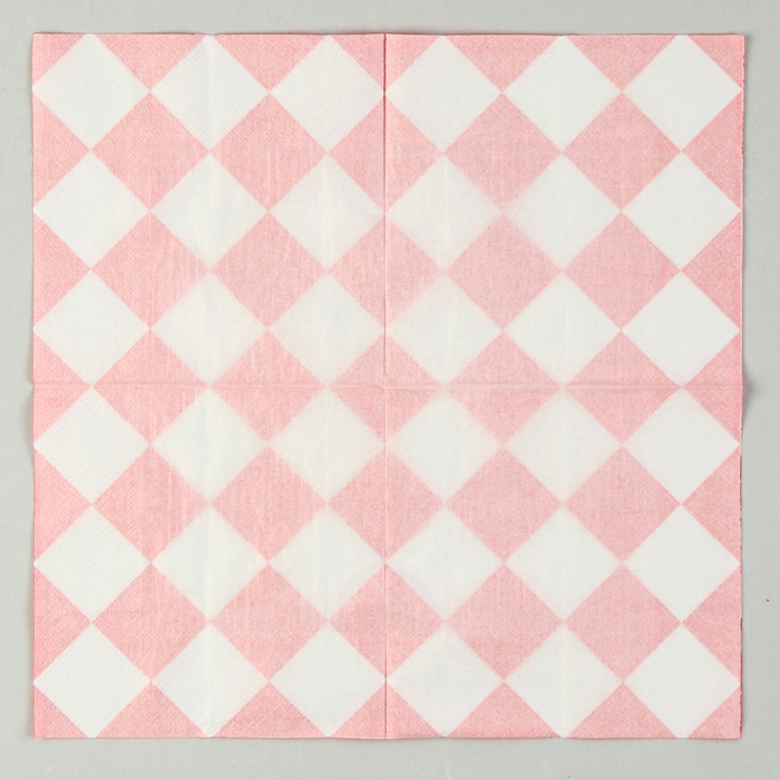 Салфетки бумажные «Красные ромбики» 33х33 см, набор 20 шт. Салфетки бумажные «Красные ромбики» 33х33 см, набор 20 шт.