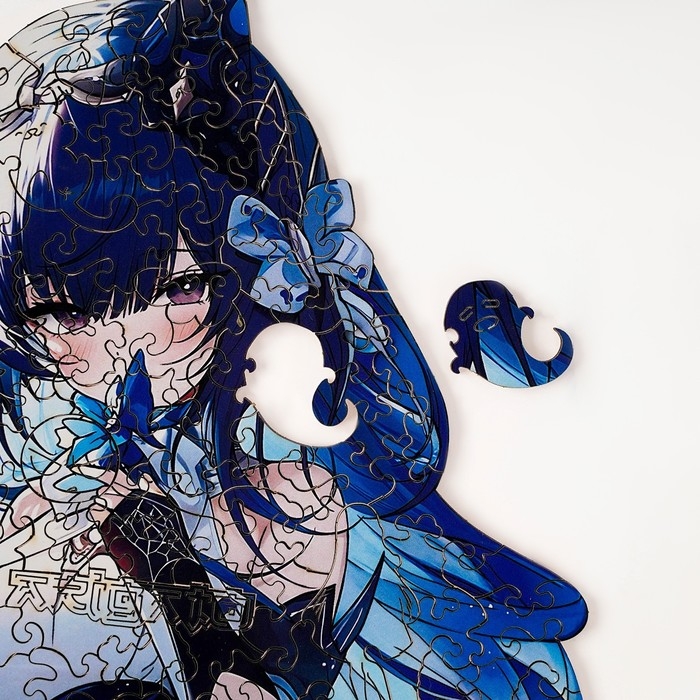 Пазлы деревянные фигурный &laquo;Аниме девушка&raquo;, 155 элементнов