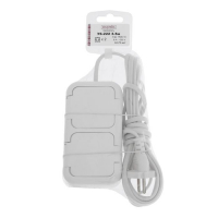 Удлинитель BYLECTRICA У6-222, 2 розетки, 3.5 м, 6 А, 1500 Вт, ПВС 2х0.75 мм2, без з/к, белый Удлинитель BYLECTRICA У6-222, 2 розетки, 3.5 м, 6 А, 1500 Вт, ПВС 2х0.75 мм2, без з/к, белый