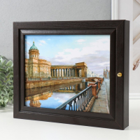 Ключница  "Казанский собор" венге 26х31 см