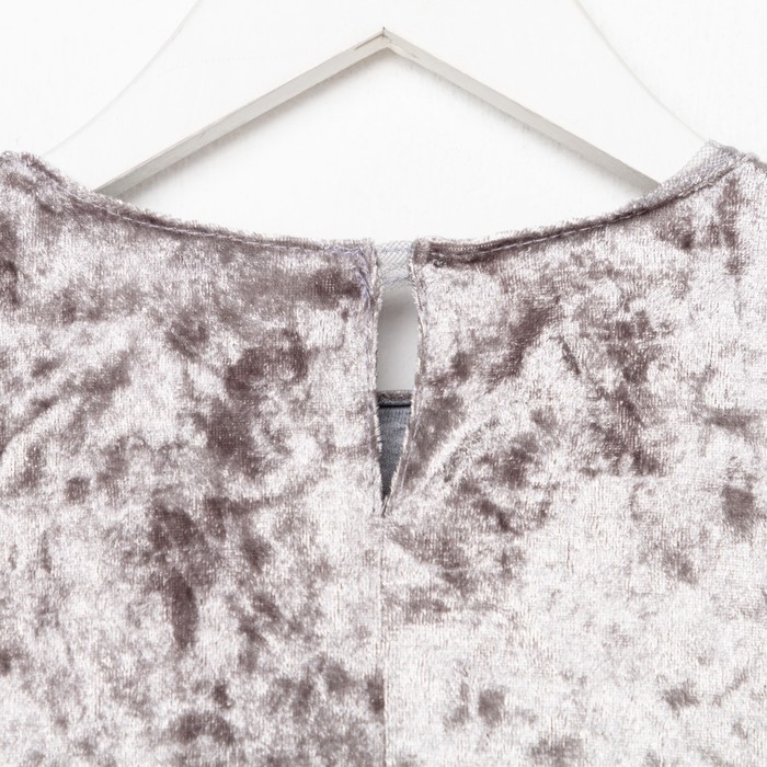 Платье для девочки нарядное KAFTAN &laquo;Куколка&raquo;, цвет серый, рост 86-92, размер 28