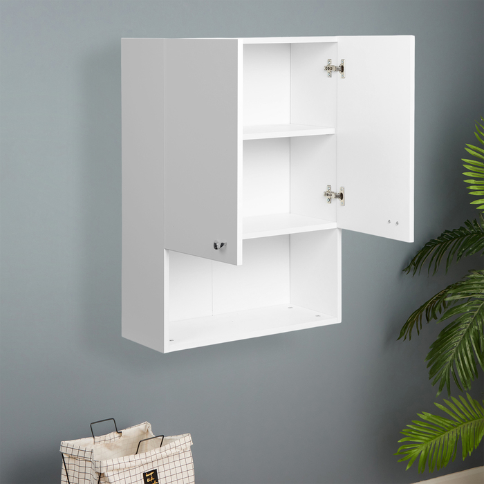 Шкаф для ванной комнаты "Вега 6004" белый, 60 х 24 х 80 см