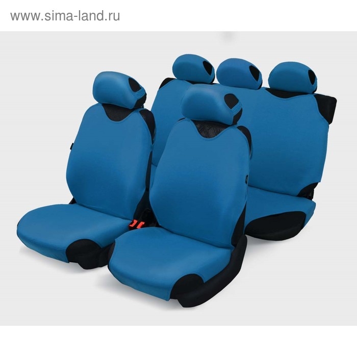 Майки на сиденья Cotton Полный, темно-синий, 4+5