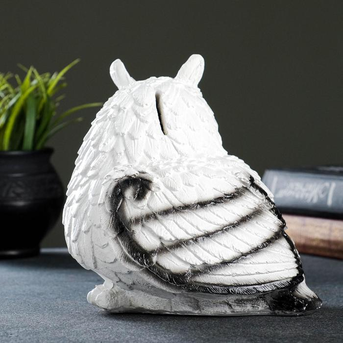 Копилка Копилка "Совушка малая" белая, 16х18см