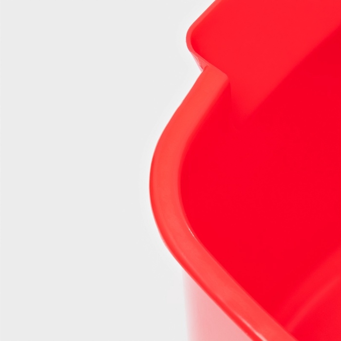 Ведро для уборки, 7.5 л, 25.2&times;25.5&times;18.7 см, красный