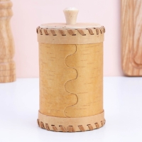 Туес «Медведь», 8×8×12, береста Туес «Медведь», 8×8×12, береста