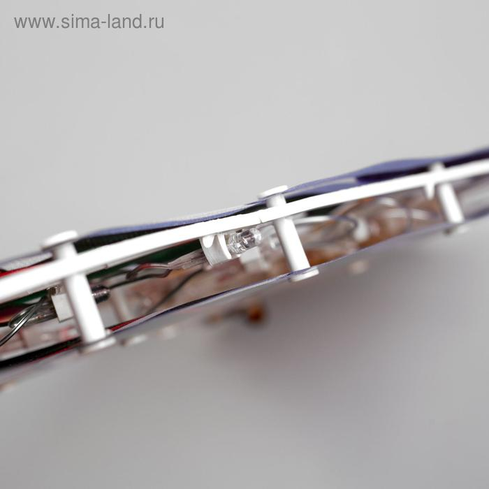 Светодиодная фигура &laquo;Дед Мороз в санях&raquo; 45 &times; 24 см, пластик, 220 В, свечение мульти (RG/RB)