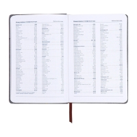 Ежедневник недатированный, А5, 140л, клетка, обл.кожзам, с хлястиком, Полоски серый Ежедневник недатированный, А5, 140л, клетка, обл.кожзам, с хлястиком, Полоски серый