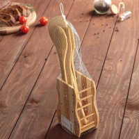 Набор кухонных принадлежностей &laquo;Бамбук&raquo;, 4 предмета, на подставке