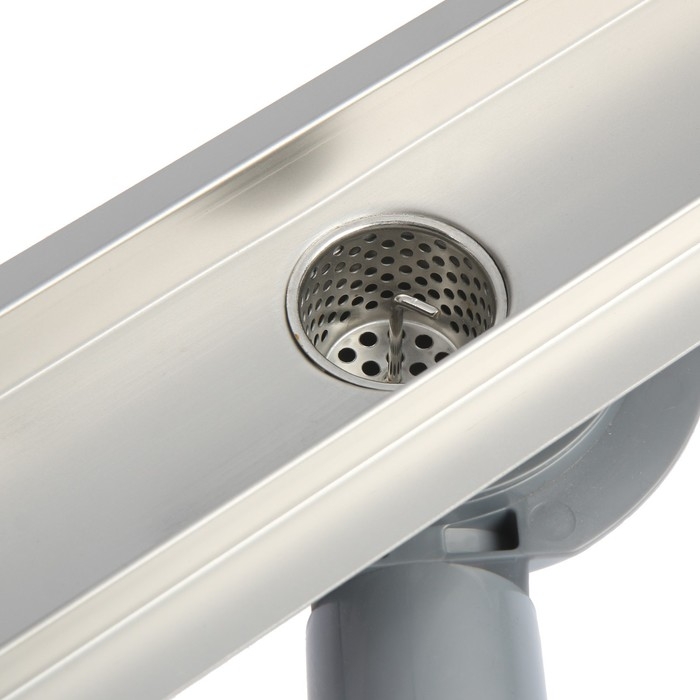 Трап линейный AFLORN AF20307-60, 600х70 мм, c флaнцeм своб. вращения 360&deg;, нерж. сталь