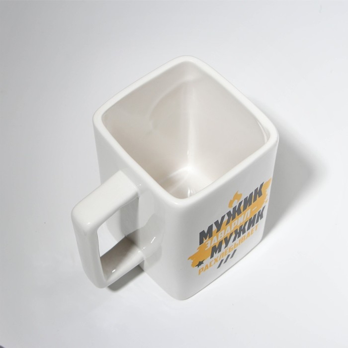 Кружка керамическая &laquo;Мужик заварил&raquo;, 500 мл, цвет белый