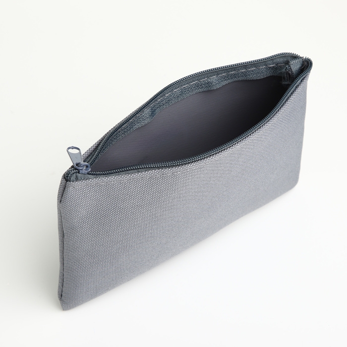 Косметичка на молнии, цвет серый Косметичка на молнии, цвет серый