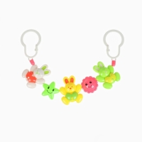 Растяжка на коляску/кроватку «Зайчики», 3 игрушки, Крошка Я Растяжка на коляску/кроватку «Зайчики», 3 игрушки, Крошка Я