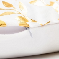 Наволочка декоративная Этель &laquo;Листья&raquo; 40х40 см, 100% п/э