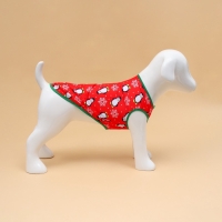 Новый год. Майка "Новогодние ночь", размер 2XL (ДС 42, ОШ 34, ОГ 48 см), красная Новый год. Майка "Новогодние ночь", размер 2XL (ДС 42, ОШ 34, ОГ 48 см), красная