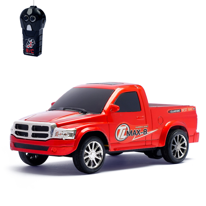 Машина радиоуправляемая &laquo;Пикап&raquo;, масштаб 1:24, работает от батареек, цвета МИКС