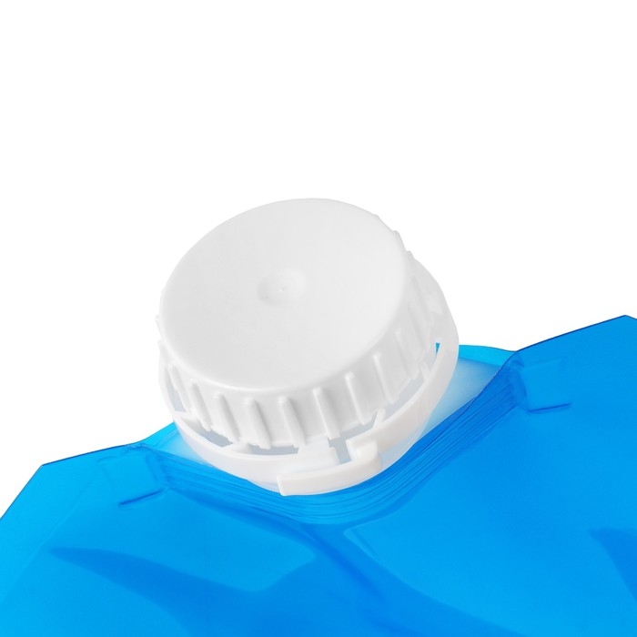 Складная канистра с клапаном 10 л, синий, пластик Складная канистра с клапаном 10 л, синий, пластик