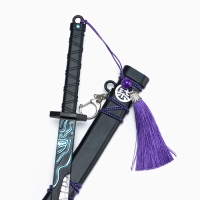 Сувенирное оружие подвесное мини "Катана Севена", брелок, 39 см, чёрная Сувенирное оружие подвесное мини "Катана Севена", брелок, 39 см, чёрная