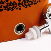 Фляжка для алкоголя и воды "Лучший рыбак", нержавеющая сталь, подарочная, 1.8 л, 60 oz