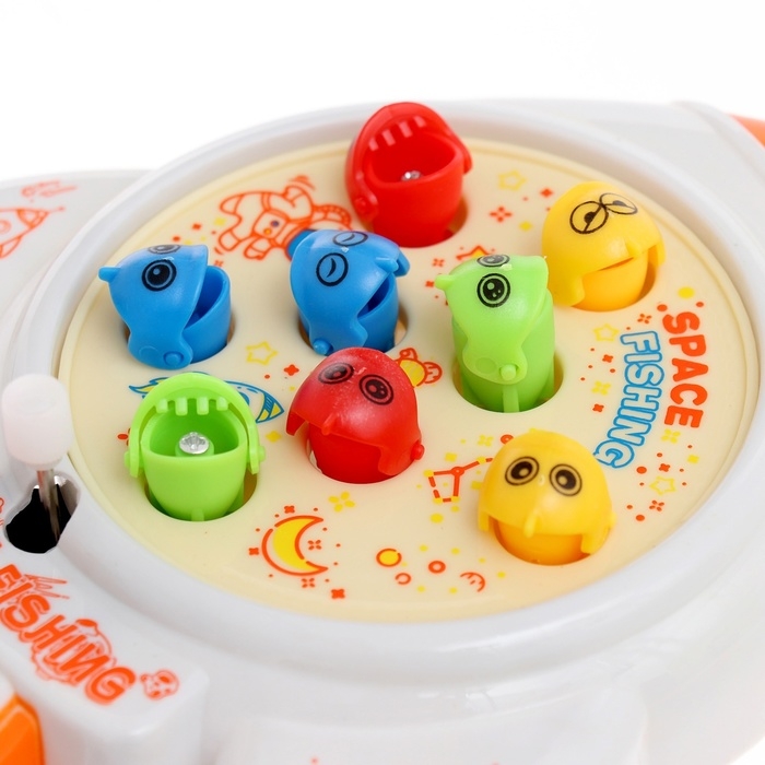 Рыбалка заводная «Ракета», 8 рыбок, с удочкой, МИКС Рыбалка заводная «Ракета», 8 рыбок, с удочкой, МИКС