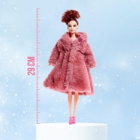 Кукла-модель &laquo;Инна&raquo; в шубе, цвет коричневый