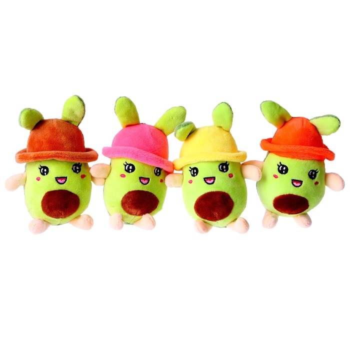 Мягкая игрушка &laquo;Авокадо в панамке&raquo;, на брелоке, цвет МИКС