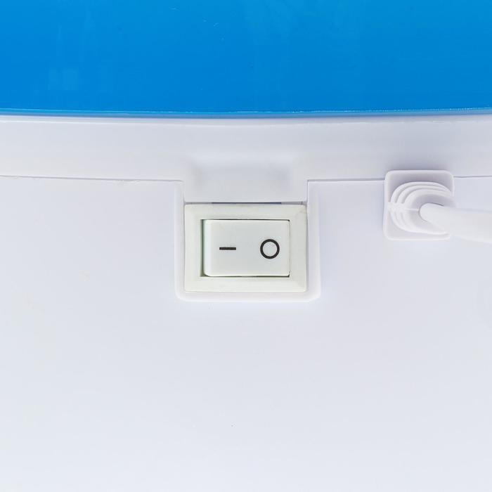 Увлажнитель ENERGY EN-615, ультразвуковой, 25 Вт, 2.6 л, до 25 м&sup2;,  бело-синий