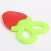 Прорезыватель силиконовый «Клубничка», Крошка Я Прорезыватель силиконовый «Клубничка», Крошка Я