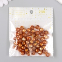 Бусины для творчества пластик "Золотое сияние. Шарик" набор 20 гр 1х1х0,8 см Бусины для творчества пластик "Золотое сияние. Шарик" набор 20 гр 1х1х0,8 см